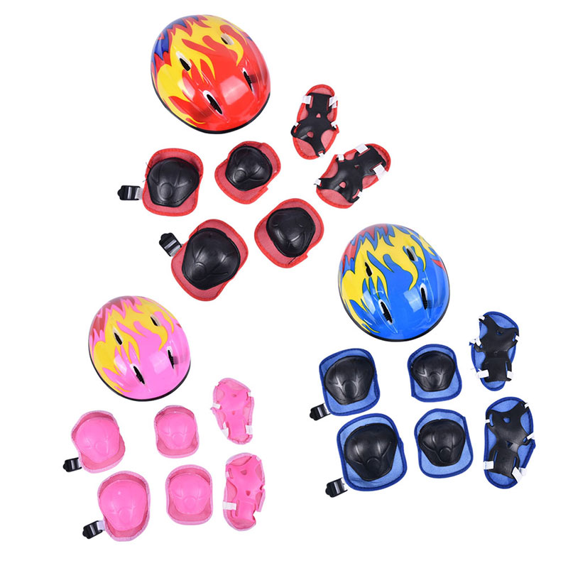 Cycling Gear And Equipment - Helm Sepeda Olahraga Anak, Set Pelindung