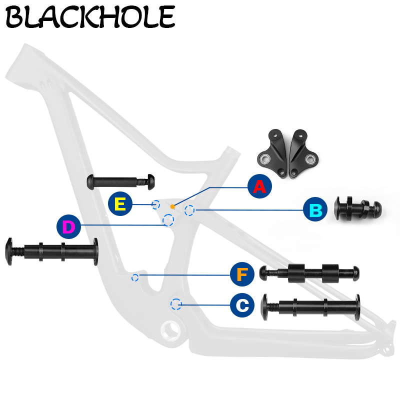Carbon Bike Frame - BH-MTB-097 Set sekrup rangka MTB suspensi