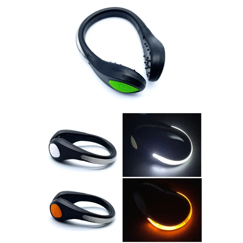 Cycling Gear And Equipment - Lampu Klip Sepatu Bercahaya Baru LED