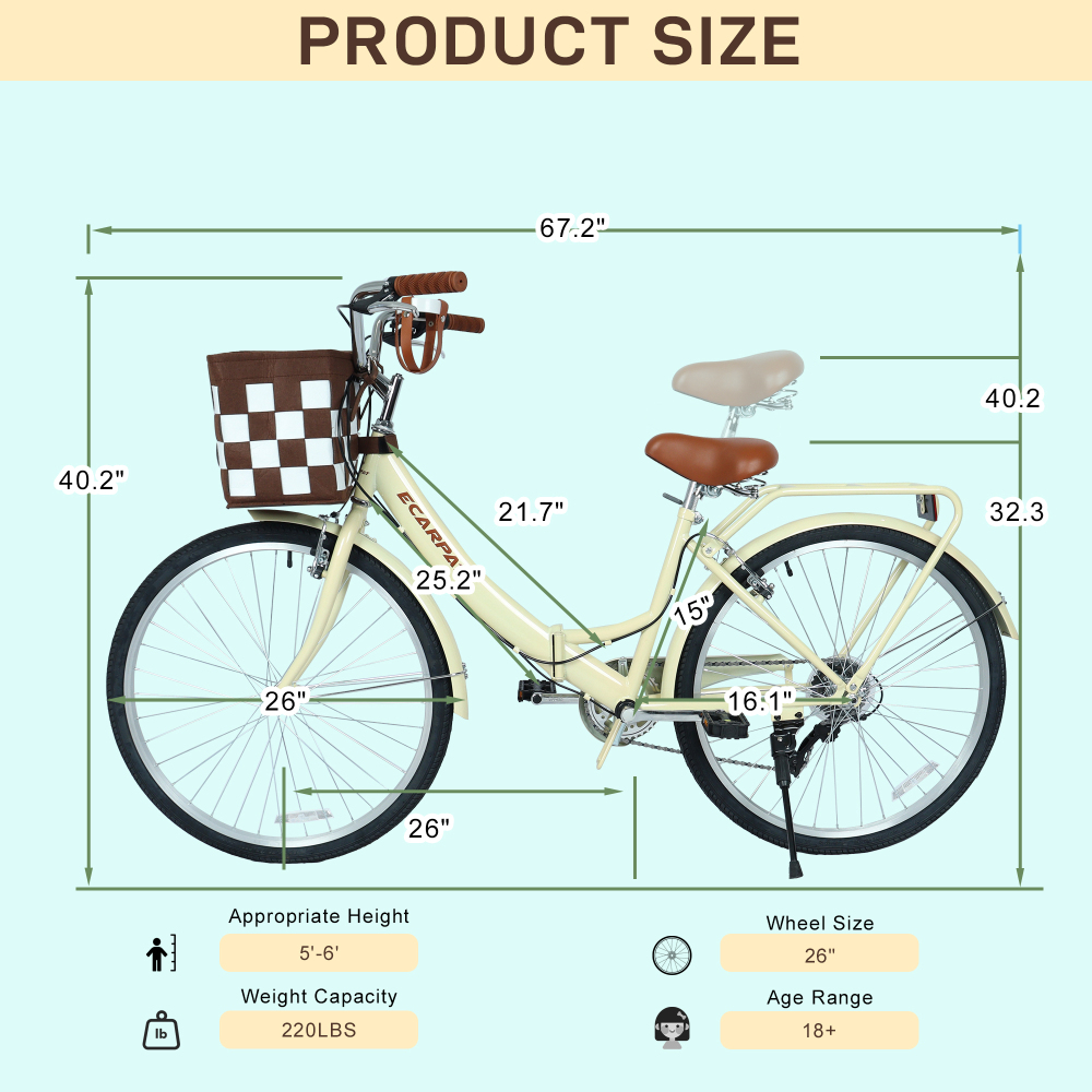 A26285B Sepeda Lipat Kota 26 I - Carbon Bike Frame ulasan dan harga