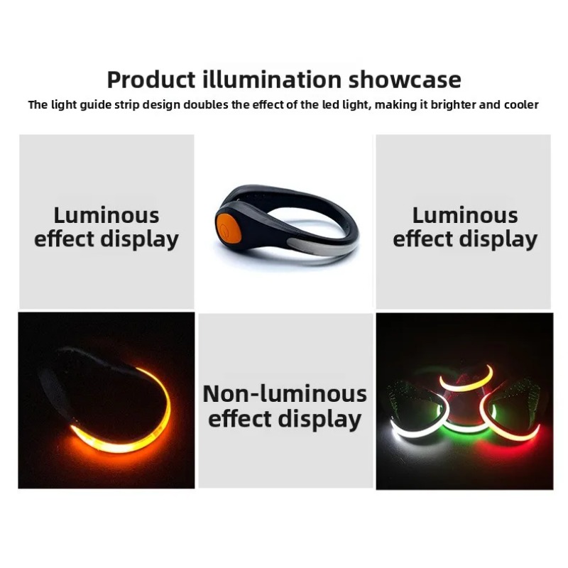 Lampu Klip Sepatu Bercahaya Ba - Cycling Gear And Equipment ulasan dan harga