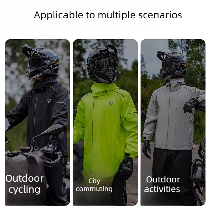 Setelan Jas Hujan Motor Anti A - Cycling Gear Jacket ulasan dan harga
