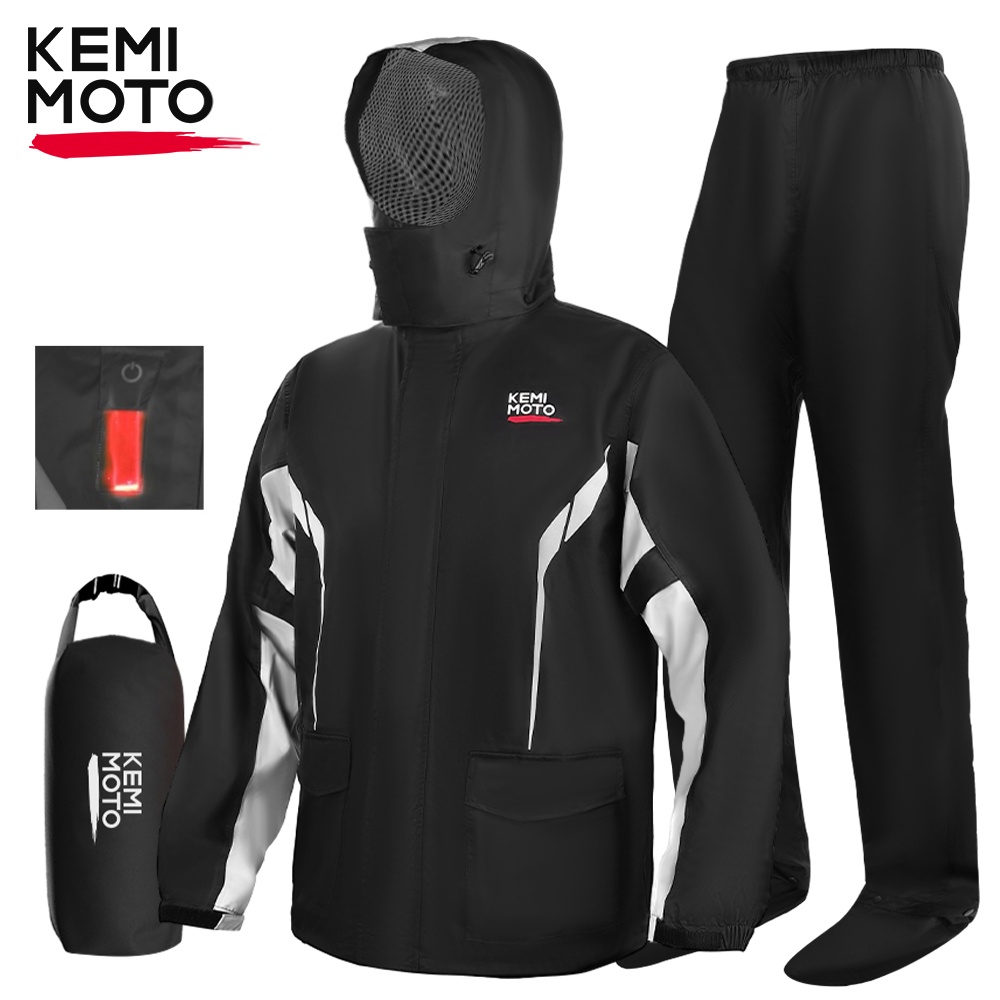 Setelan Jas Hujan Anti Air unt - Cycling Gear Jacket ulasan dan harga